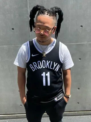 セミロング パーマ ヘアアレンジ メンズ キッズ マツエク・マツパ 中元 淳のヘアスタイル