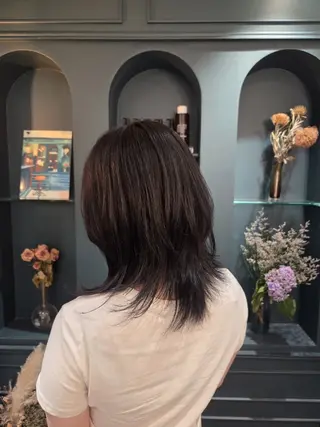 ミディアム 【メンズカット/パー マ👦】momo🌷のヘアスタイル