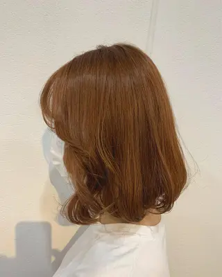 ミディアム カラー Lolonois梅田 /Okazaki:)のヘアスタイル