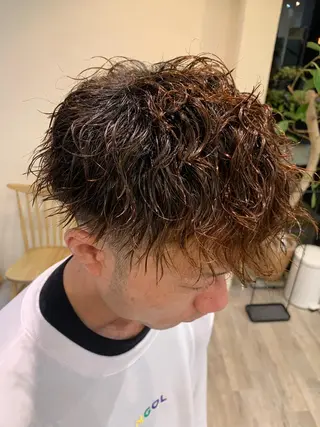 ショート パーマ メンズ Hair Design Room  SHEEFT所属・【豊橋メンズ特化】 SHEEFTタイガのヘアスタイル