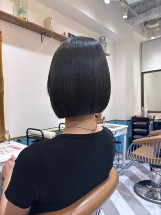 ミディアム ♥韓国レイヤー/透明 感カラー/顔周りのヘアスタイル