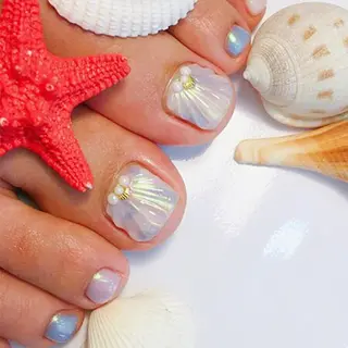 カラー ネイル Q Free nailsのネイルデザイン