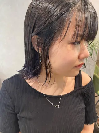 ミディアム カラー ヘアアレンジ XENA表参道 MIKUのヘアスタイル