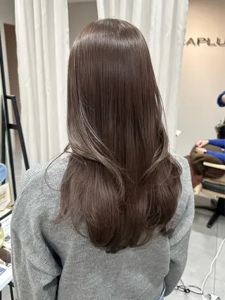 ロング カラー 村川 虹歩のヘアスタイル