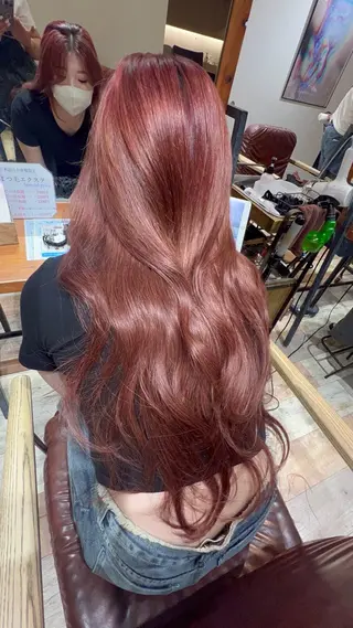 ロング カラー 艶髪／シールエクステ 🌻ノゾミ🌻のヘアスタイル