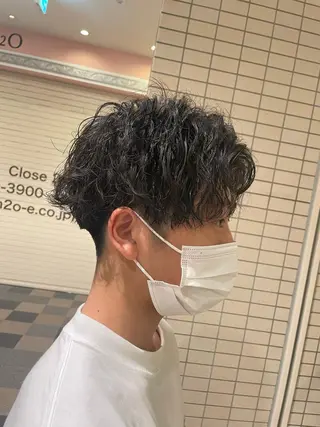 パーマ メンズ La Bless あべのキューズサロン所属・黒田 央香のヘアスタイル