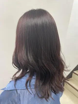 セミロング *モデル募集🤍横浜 透明感カラー🫧のヘアスタイル