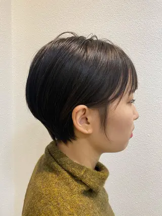 ショート 🌟ショート/シ ョートボブ/岡田🌟のヘアスタイル