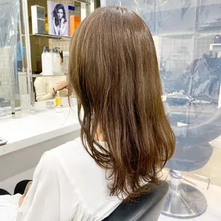 セミロング レイヤー/韓国❣️ 髪質改善/亘紘輝のヘアスタイル