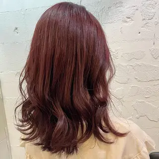 ミディアム カラー ヘアアレンジ 🎀ダブルカラーレイ ヤーyuuri🎀のヘアスタイル