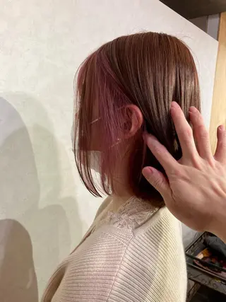 セミロング カラー 🌸髪質改善特化🌸 店長　ゆうやのヘアスタイル