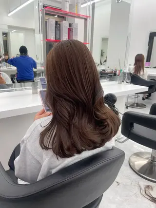 ロング カラー 🤍レイヤー/顔周り /hirari🤍のヘアスタイル