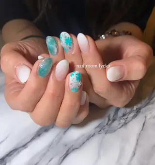 ネイル ﾈｲﾙﾙｰﾑﾘｯｶ 𝐦𝐚𝐲𝐮のネイルデザイン