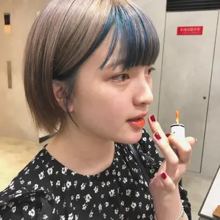 ミディアム ❤︎︎韓国ヘア❤︎︎ 𝑺𝒉𝒊𝒉𝒐のヘアスタイル