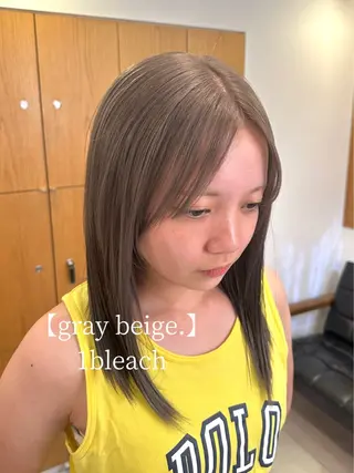 カラー リンダ所属・ボブ/ブリーチ /顔周り/すずきのヘアスタイル