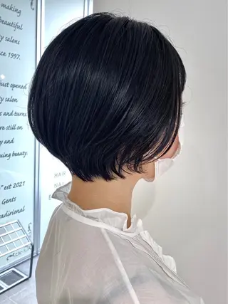 ショート 鈴木弥月/大人ボブ× 透明感カラーのヘアスタイル