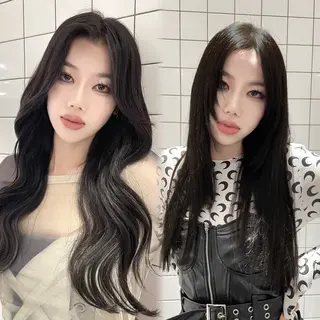 ロング カラー RIN🩶レイヤー /ハッシュカットのヘアスタイル