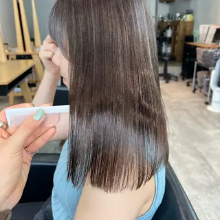 ミディアム カラー 高畑 恵莉 👒 暖色 / 艶髪 🧺のヘアスタイル