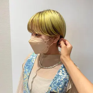 ショート カラー ベージュ/透明感/ 桃子🎀のヘアスタイル