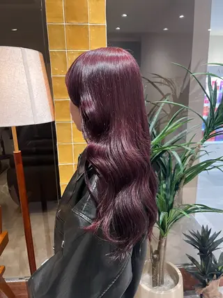 ロング カラー レイヤー🩵透明感 ೀユイ🌙のヘアスタイル