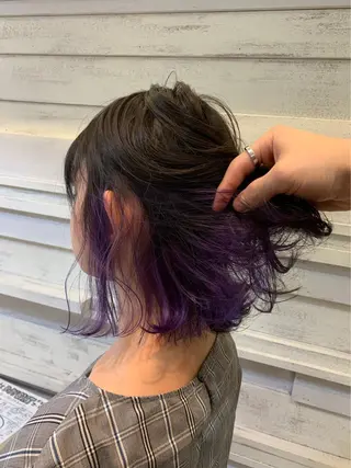 ミディアム カラー 🌈re-room EIKI🇰🇷のヘアスタイル