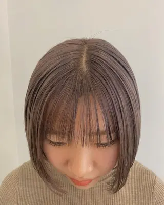 ショート ୨୧柔らかいカラー nozomi ୨୧のヘアスタイル