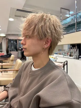 ショート カラー メンズ MIKU 名古屋/矢場町のヘアスタイル