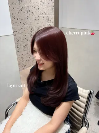 ロング カラー SALOWIN京都河原町suite店所属・うる艶カラー/ 髪質改善/arisaのヘアスタイル