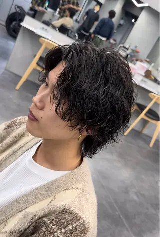 パーマ メンズ fifth リュウセイのヘアスタイル