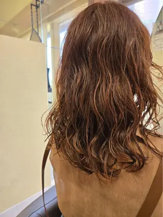 ミディアム パーマ カットモデル募集✂︎ 森田ひかり🌼のヘアスタイル