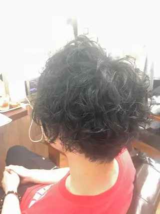 ショート パーマ メンズ 美容室 salon de craft所属・澤田 拓己のヘアスタイル