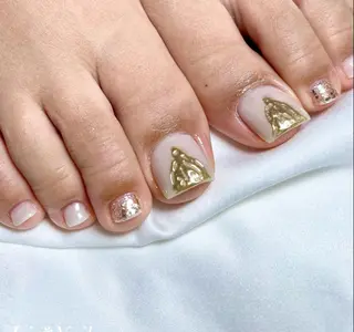 カラー ネイル ネイルサロンAiri 長さ出し·シンプルのネイルデザイン