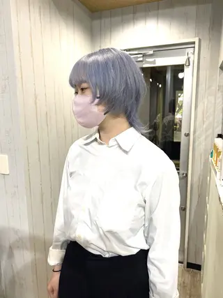 ショート カラー 艶髪/ハイトーン特化 店長/SHOHEIのヘアスタイル