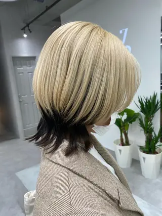 ショート hair salon dot.tokyo color所属・MANAMI 🥀ウルフカットのヘアスタイル