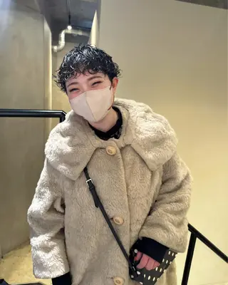 ショート パーマ hollo原宿所属・パーマ/ハイトーン 🎀Rumiのヘアスタイル