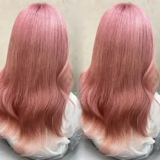 ロング カラー 新宿/韓国ヘア 中明度カラー/かやのヘアスタイル