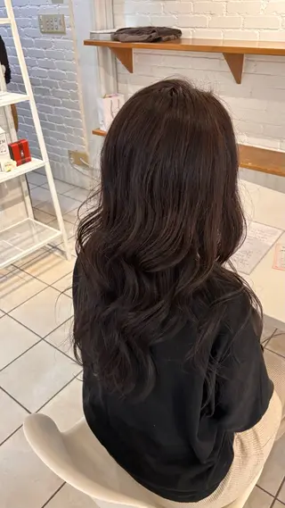 ロング カラー カワサキ ミクのヘアスタイル