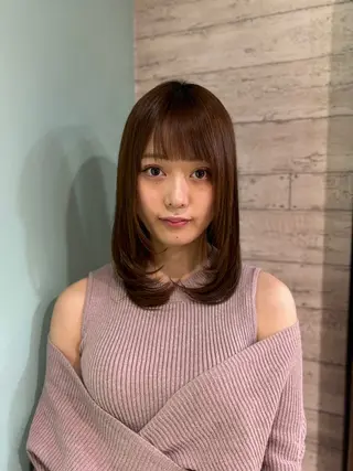 セミロング カットモデル募集中 murakamiのヘアスタイル