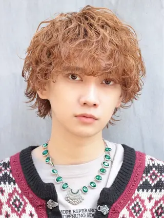 ショート パーマ メンズ 【メンズサロン】 BLUCK 横浜のヘアスタイル