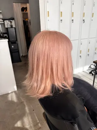 ミディアム カラー 山田 はるむのヘアスタイル