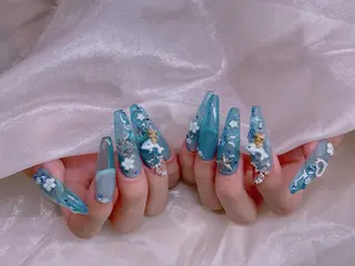 ネイル 長さだし専門店 M2　rikaのネイルデザイン