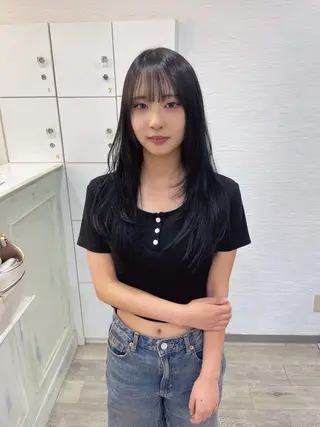 ロング ミユル/ 盛れるエクステ🎀✨のヘアスタイル