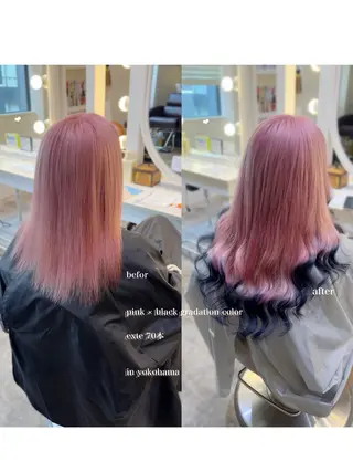 ミディアム エクステ/ハイトーン 🐏☁️miminaのヘアスタイル