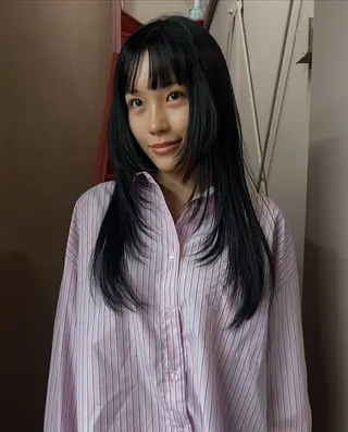 ロング カラー にこ /iciのヘアスタイル