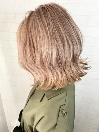 ミディアム カラー 神野 雅樹のヘアスタイル