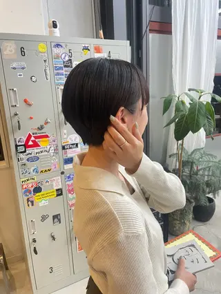 ショート 大庭 渚紗のヘアスタイル