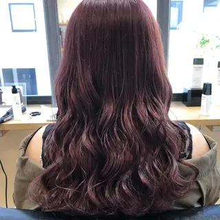 ロング 艶カラー/韓国顔周り 🎀mamiのヘアスタイル