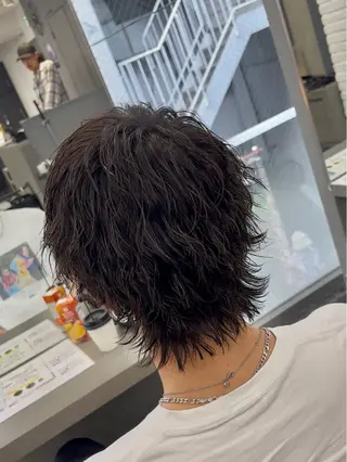 パーマ メンズ 【ØVARL】🦁 メンズパーマ/レオのヘアスタイル