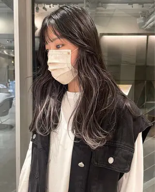 ロング カラー M.SLASH 表参道所属・透明感カラー/パーマ オレンジmiyo⭐️のヘアスタイル