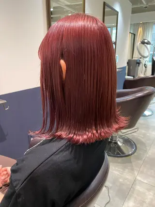 ミディアム ちばた/レイヤー 似合わせ/大阪中津のヘアスタイル